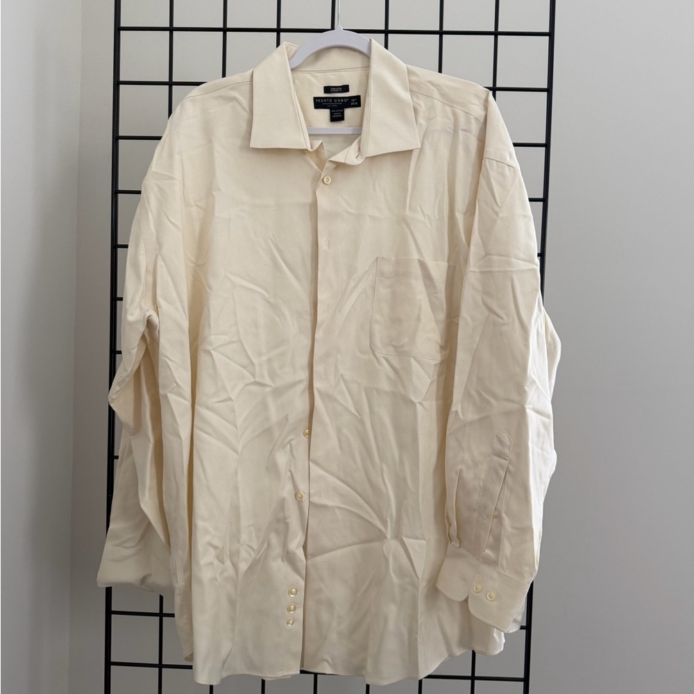 Pronto Uomo Light Cream Dress Shirt